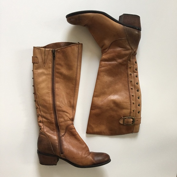 Lucky Brand Shoes - Lucky Brand Brown Leather Boots 8.5